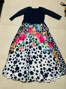 Floral &amp; Polka Dot Party Dress