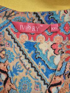 Multi Color Top For Women XXL
