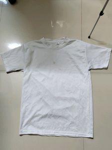 white polyester top