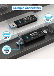 Sounce 3 in 1 SD Card Reader