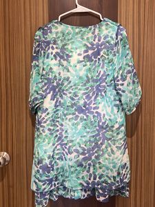 Zara Ruffled Print Dress