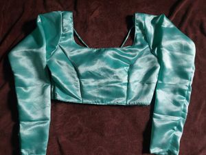 Elegant Teal Blouse