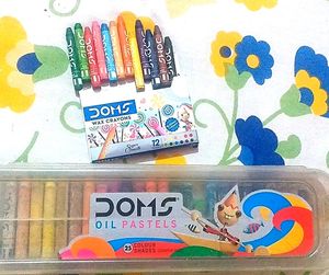 DOMS OIL PASTEL And Wax Crayons In Coins