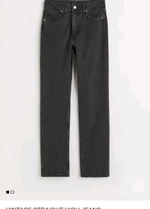 H&M Vintage Straight High Jeans