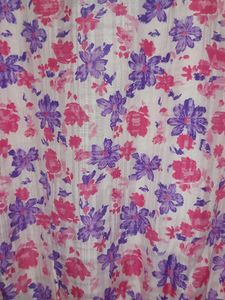 Pink Floural Peplum Top