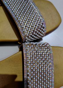 Pearl Embellished Beige flats