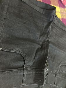 Black Denim Shorts
