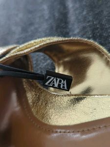 *New* Zara Gold Mules