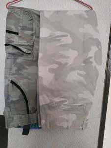 2 Army Print Trousers