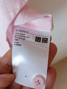 Uniqlo Oversize Airy Pink Summer Shirt