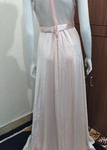 Elegant Pink Embellished Dress