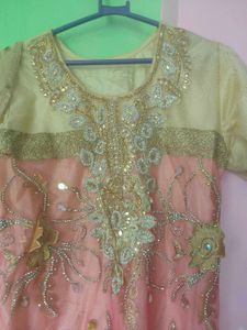 Elegant Embroidered Kameez With Dupatta