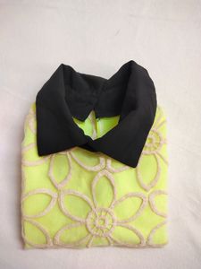 Neon Green Laced Top