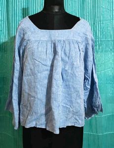 BOGO 🎁 Buy One Get 1🎁XXL Blue Square Neck Top