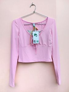 Coquette pink top (UNUSED)