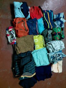 Boys Tshirts Pant Kurta Set In Good Condition