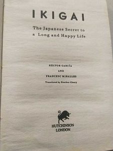 IKIGAI-The Japanese Secret To A Long nd Happy Life
