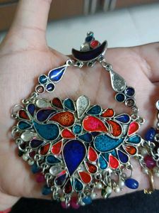 Oxidised Multicolour Earrings