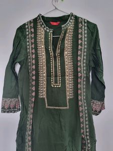 W Straight Kurta, Size - XS