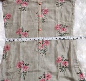 Rose Print Kurta