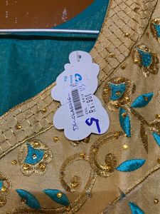 New Teal Blue Anarkali
