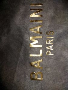 Balmain Paris Gey Crewneck Sweatshirt For Girls