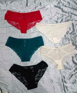 Lace Panty Bundle - 5 Pairs