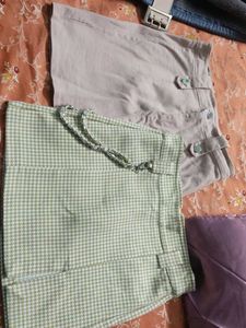 Combo Of Two Skirts And Bag