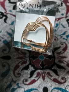 Earring Bundle: Gold, Silver, and Heart Designs
