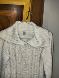 Cozy Cream Cable Knit Cardigan