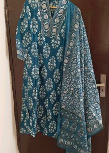 New Unused PureCotton Aline Anarkali Suit