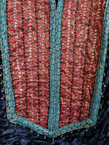 Global Desi Embellished Velvet Kurta