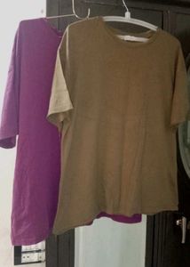 2 Oversized Plain Tees