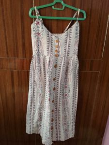 Traditional Print Dress