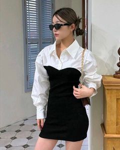 Chic Black & White Dress