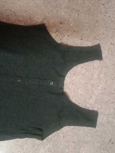 Casual Sleeveless Grey Dress