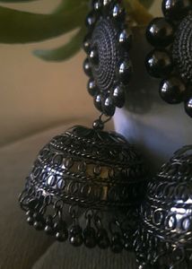 OXIDIZED JHUMKAS