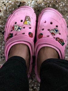 Beautiful Pink Clogs For Women In 39 Number