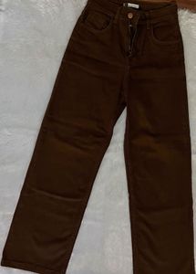 Brown wide Leg Jeans🤎