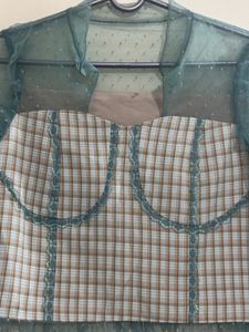 Stylish Sheer Sleeve Top