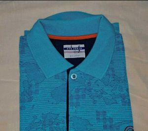 Stylish Blue Polo T-Shirt