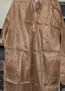 Traditional Bengali Kurta Pyjama With Dhoti 2 Sets