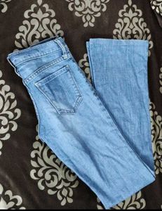 Uniqlo Bootcut Y2K Light Wash Denim Jeans