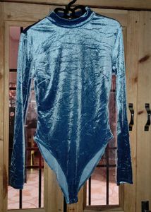 Long Sleeve Velvet Swimsuit