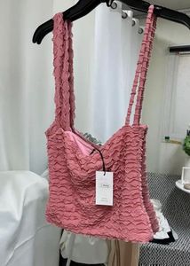 Pink Halter Crop Top
