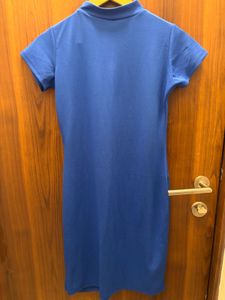 Elegant Blue Mini Dress