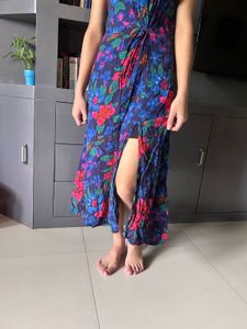 Mango Floral Midi Dress