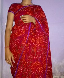 Red Saree