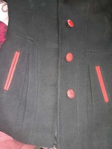 Cute Black &amp; Red Coat