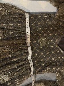 Embroidered Silver Dress